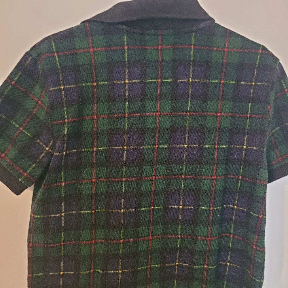Polo Ralph Lauren Plaid Polo Shirt Kids Size 7